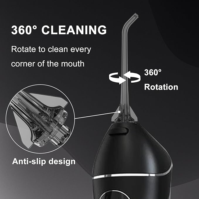 Replacement Tips for Nicwell Oralfree Water Flosser, Water Flosser Replacement Heads Oral Irrigator Jet Tip Compatible F5025/ FC159 Water Flosser（ 4 Tips Combo）