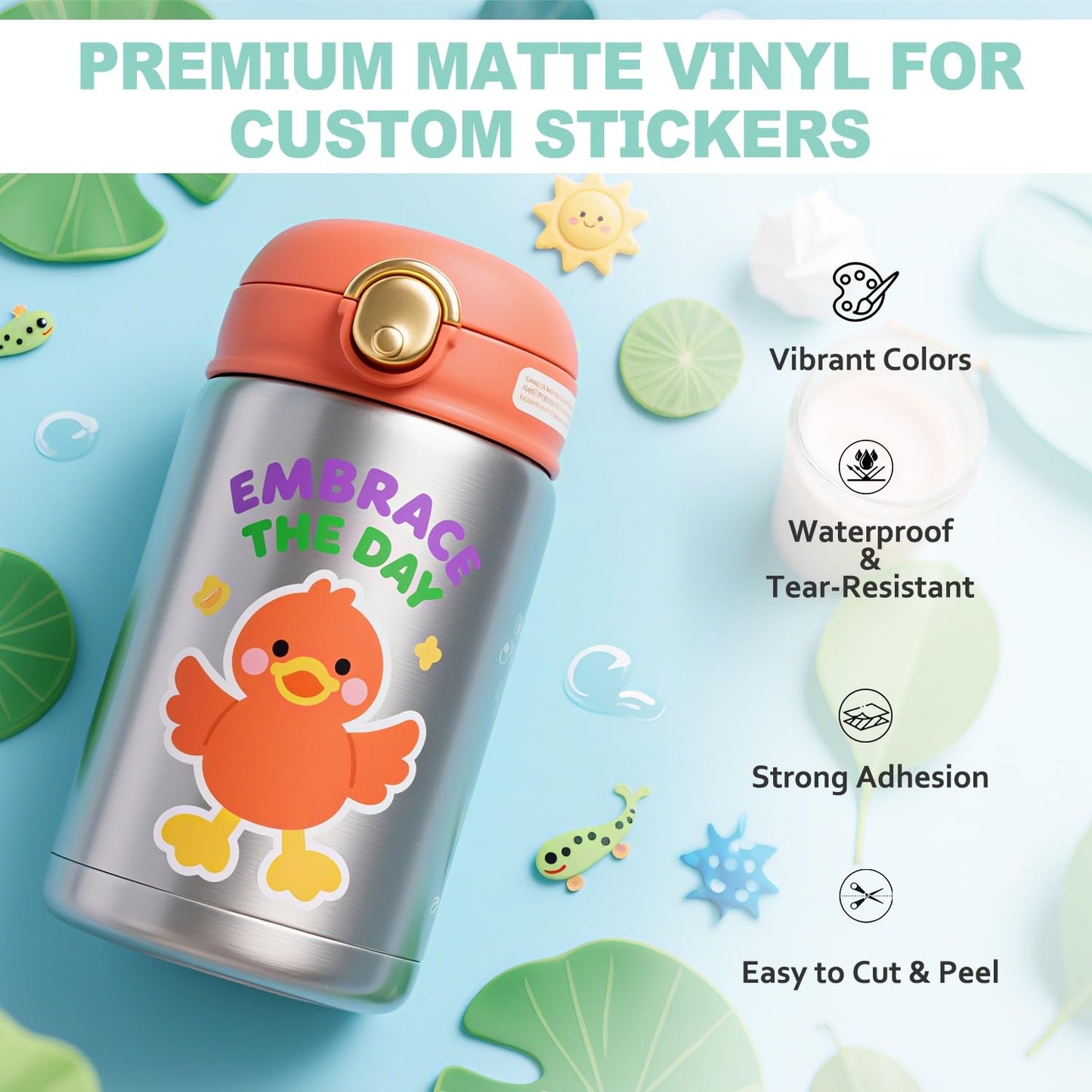 Convend The Ultimate Accessories and Supplies Bundle for Xtra - 101Pcs Craft Starter Kit with Weeding Tools, Heat Transfer Vinyl, Permanent Vinyl, Transfer Paper, Card Kit for Crafting Projects