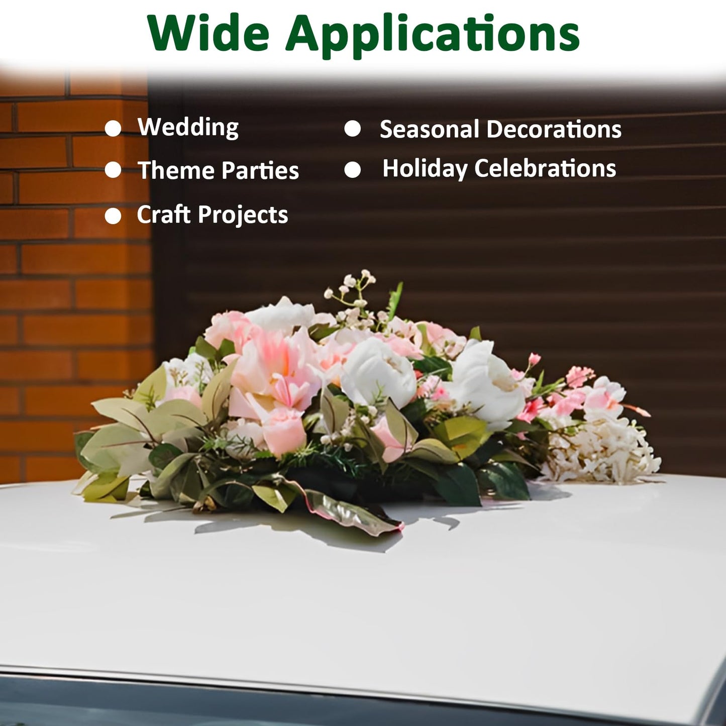 3Pcs Floral Foam Rings 10 Inch Round Floral Wet Foam Ring Foam Ring Flower Arrangement Kit for Florist Wedding Foam Decoration, Green
