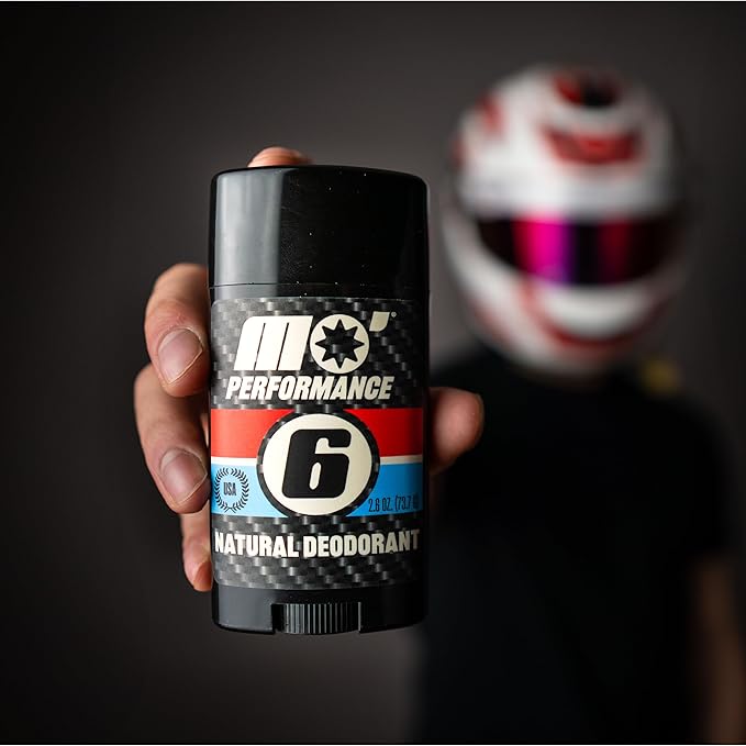 Mo'Handsome Natural Deodorant for Men – Aluminum-Free Odor Protection – Smooth Gliding, Sweat-Resistant, No Artificial Scents