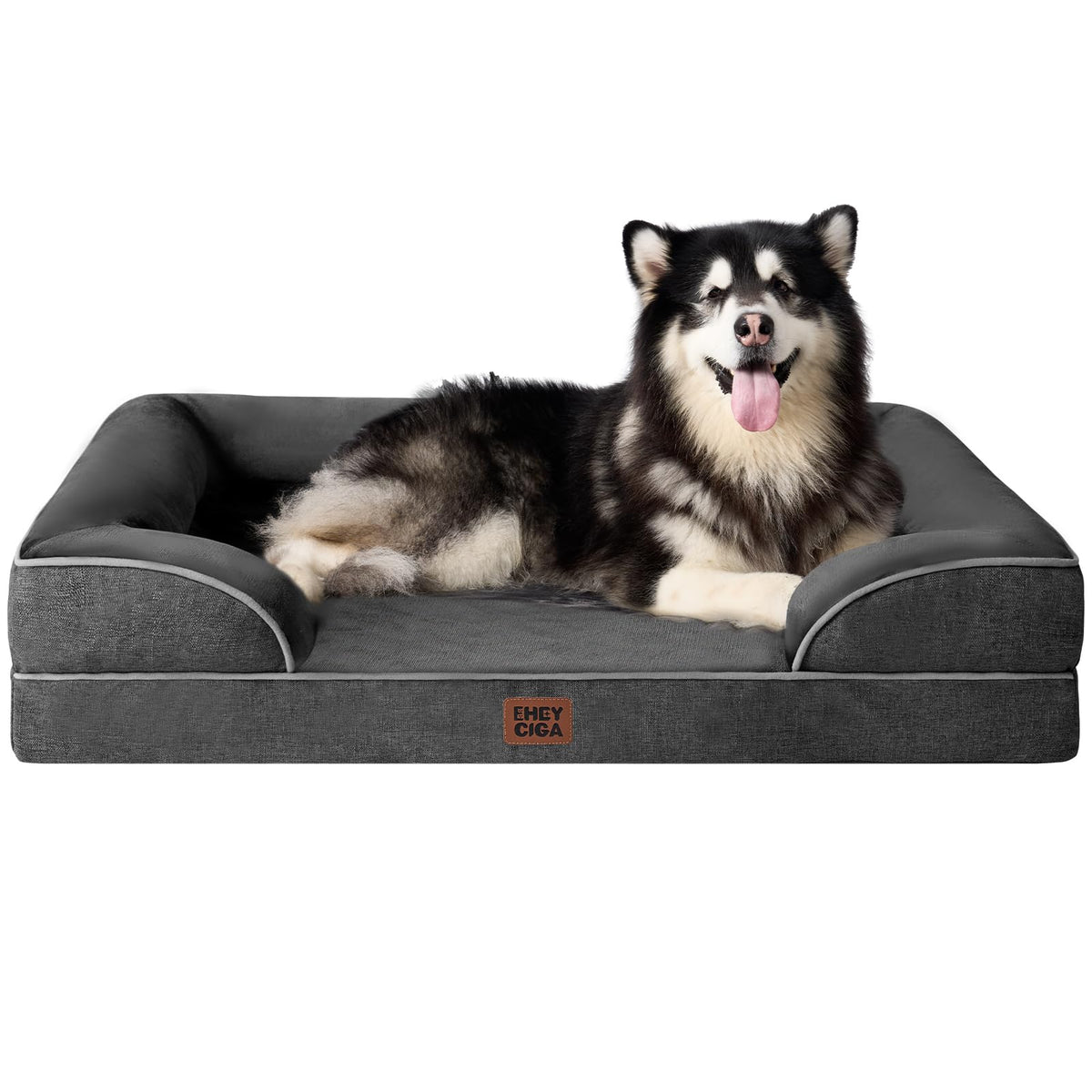 EHEYCIGA Orthopedic XXL Dog Bed, Waterproof Washable XL Big Pet Bed 48"
