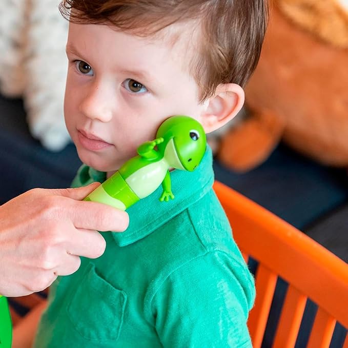TalkTools Jiggler - Oral Facial Massager - Sensory Awareness Tool for Jaw and Lips | Improve Speech and Feeding Skills | Calming Motor for Kids - Dragon/Frog - Set of 2