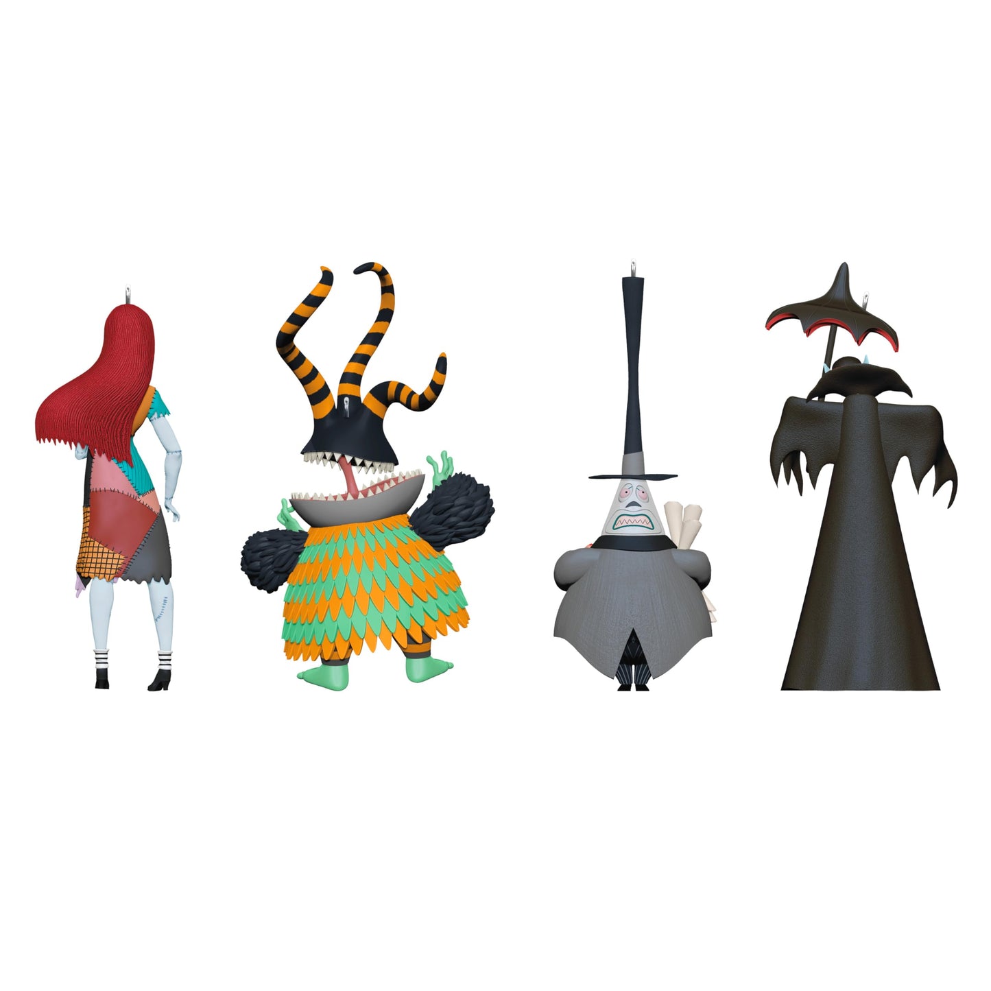 Hallmark Keepsake Halloween Ornaments 2025, Disney Tim Burton's The Nightmare Before Christmas Citizens of Halloween Town, Set of 4, Gifts for The Nightmare Before Christmas Fans