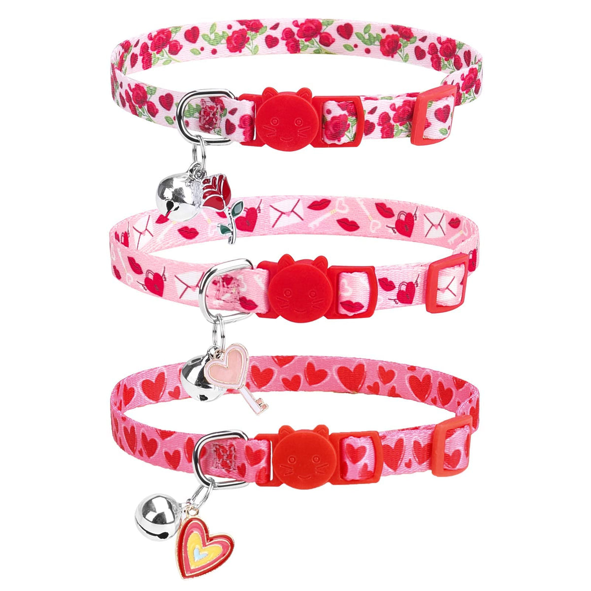 PUPTECK Halloween Cat Collar Breakaway with Bells, Kitten Outfit
