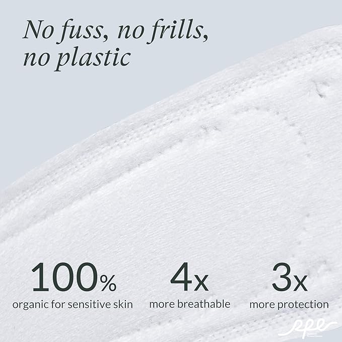 100% Organic Panty Liners for Women-240ct, Ultra Thin Cotton Cover, Regular Pantiliners, Light Absorbency, Unscented Barely There Pantie Liners (Regular Liner, Size 1, 240ct)
