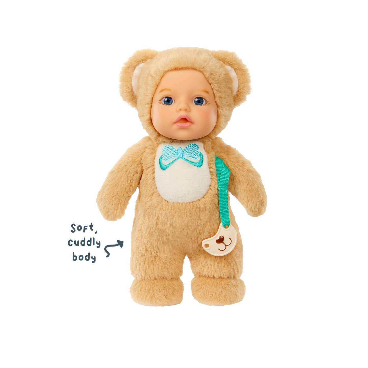 Baby Born Cozy Cuties Soft Baby Doll- Bear & Puppy 2-Pack, Plush Baby Doll for Newborn Babies Ages 0 & Up
