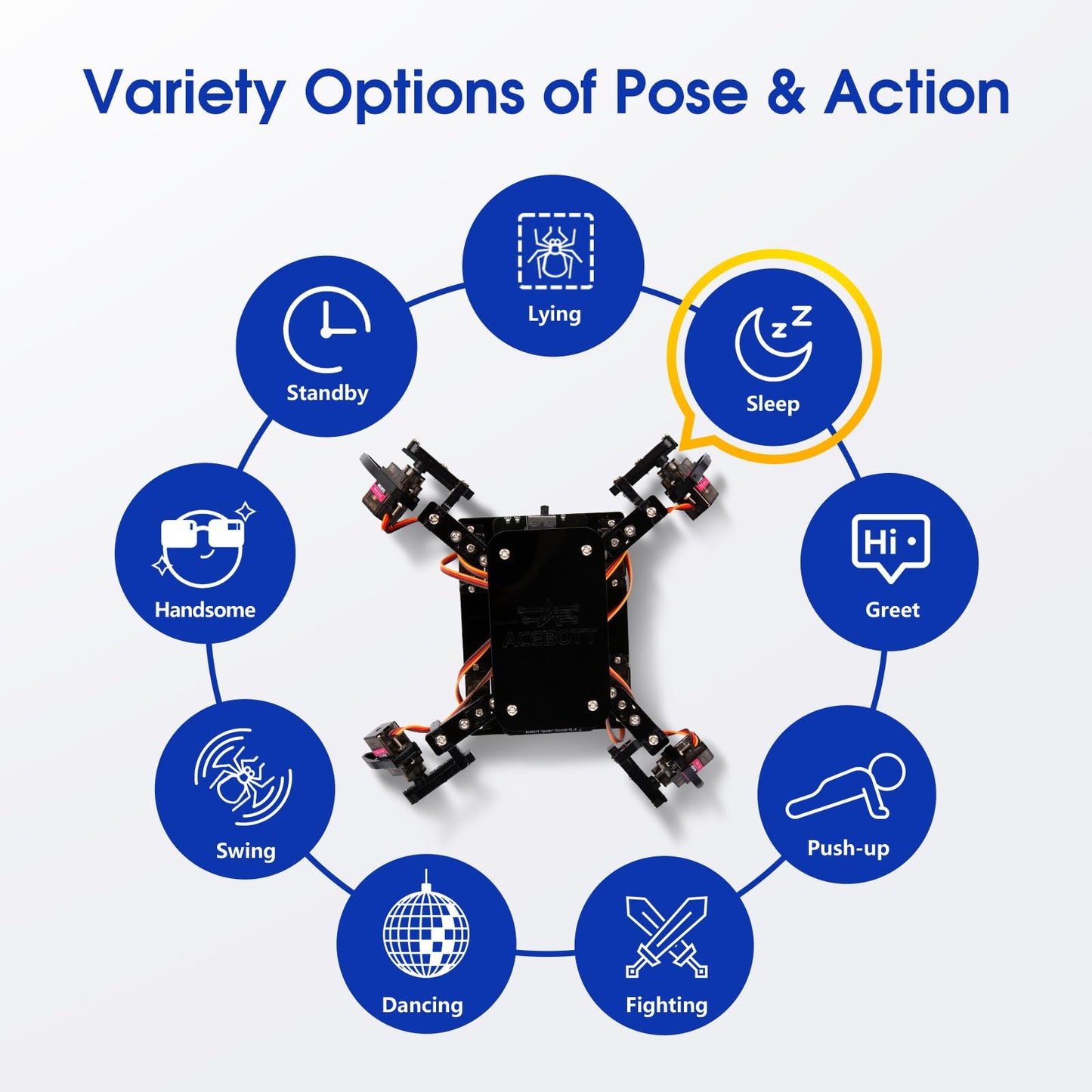 STEM Toys Programmable Bionic Spider Robot Kit, Science Kit for Kids Age 8-12, Teens DIY Robotics Building Toy, Walking Crawling, App Remote Control, Boys Gift Girls Adults Birthday