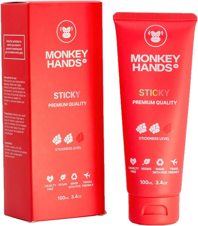 MONKEY HANDS MonkeyHands Gel Grip Pole Dance, Calisthenics, Rings, Parkour, Gymnastics, Padel, Tennis and More - High Performance - Skin Friendly, Vegan