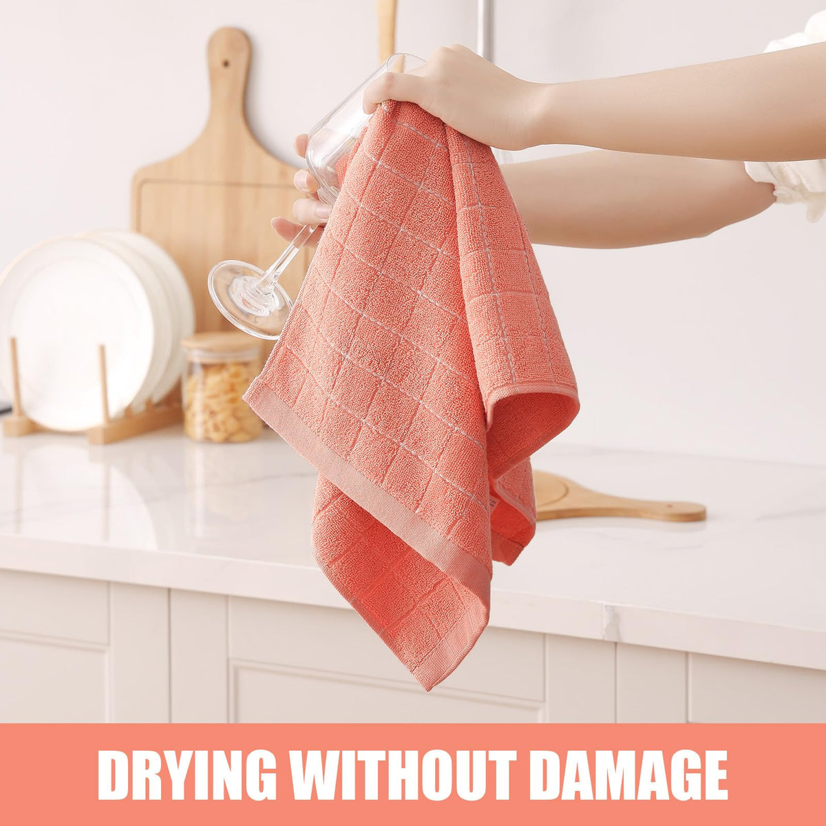 100% Cotton Terry Kitchen Towels (12 Count)
