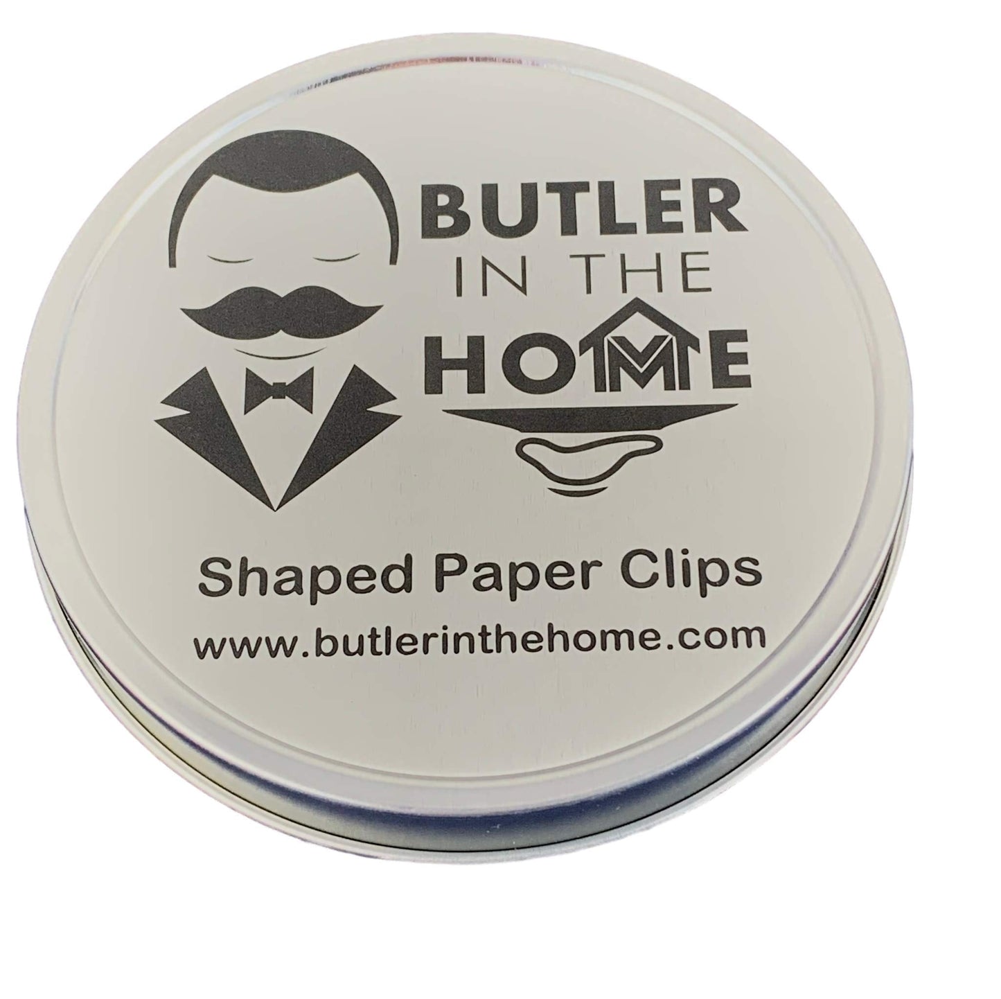 Fox Shaped Paper Clips (100 Count) – Red Decorative Clips for Office, Desk & Collectors – Comes in Tin – Butler in the Home