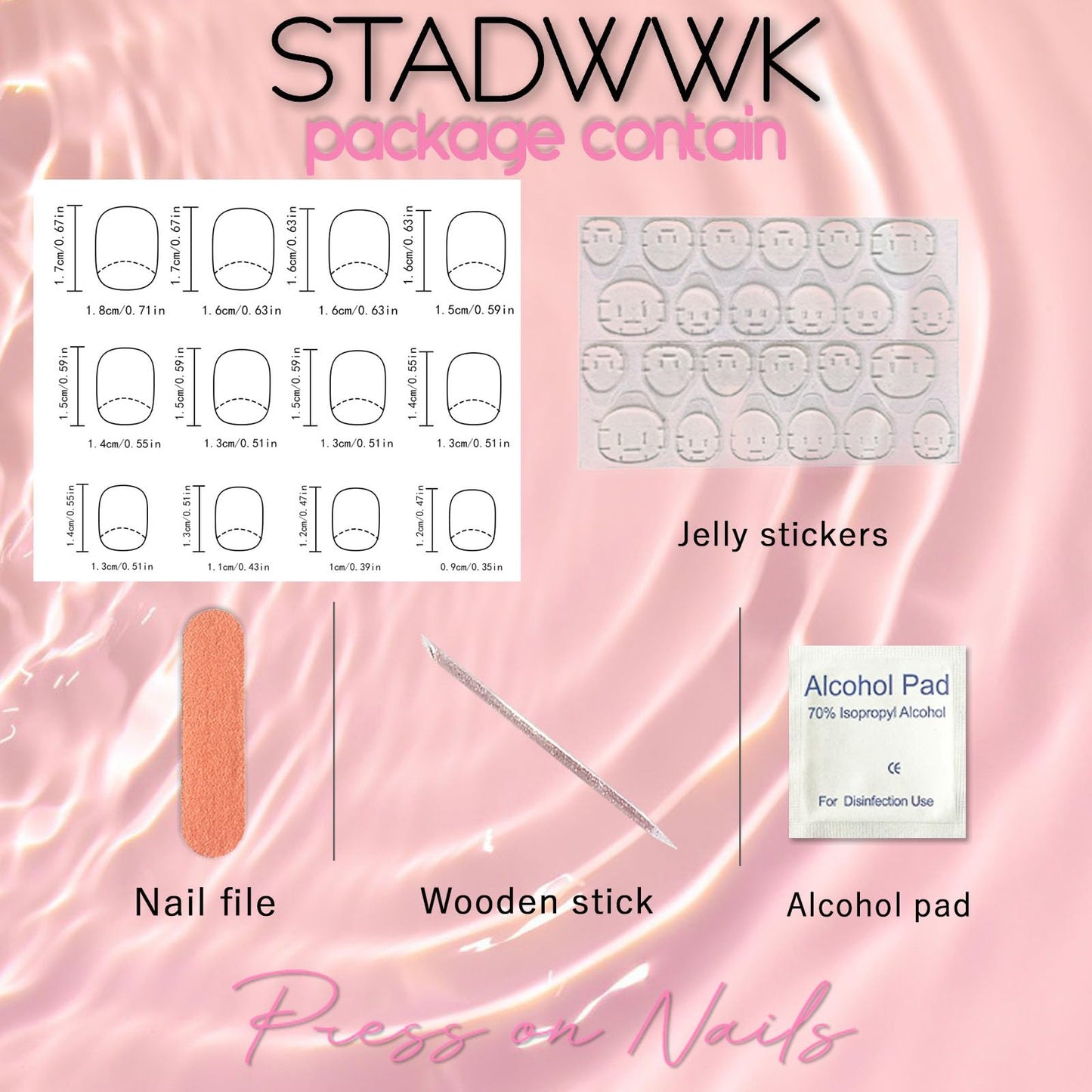 Square Press on Nails Short Fake Nails with Glitter Flower Designs Nails Press ons Colorful Glue on Nails Glossy Acrylic Nails Cute False Nails Spring Summer Stick on Nails for Women 24Pcs