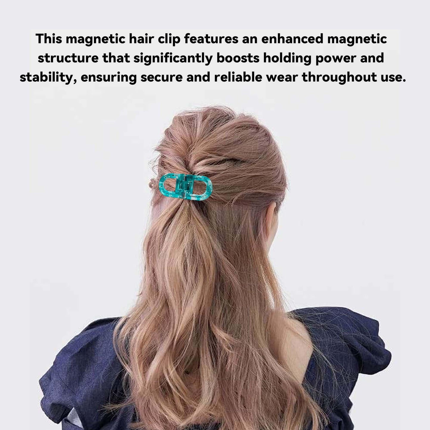 Upgrade Magnetic Hair Clips,Strong Hold Magnetic Styling Clips,Suitable for various hair types and everyday styling (B)