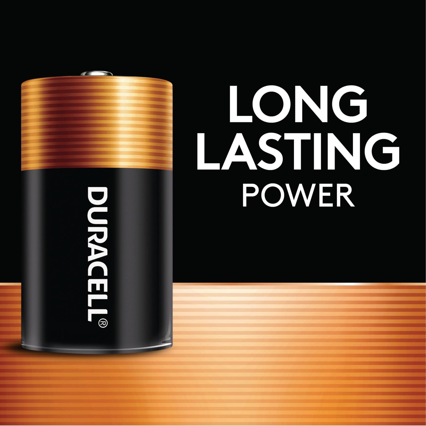 Duracell Coppertop C Batteries, 8 Count (Pack of 1), C Battery with Long-lasting Power, All-Purpose Alkaline Battery for Household and Office Devices