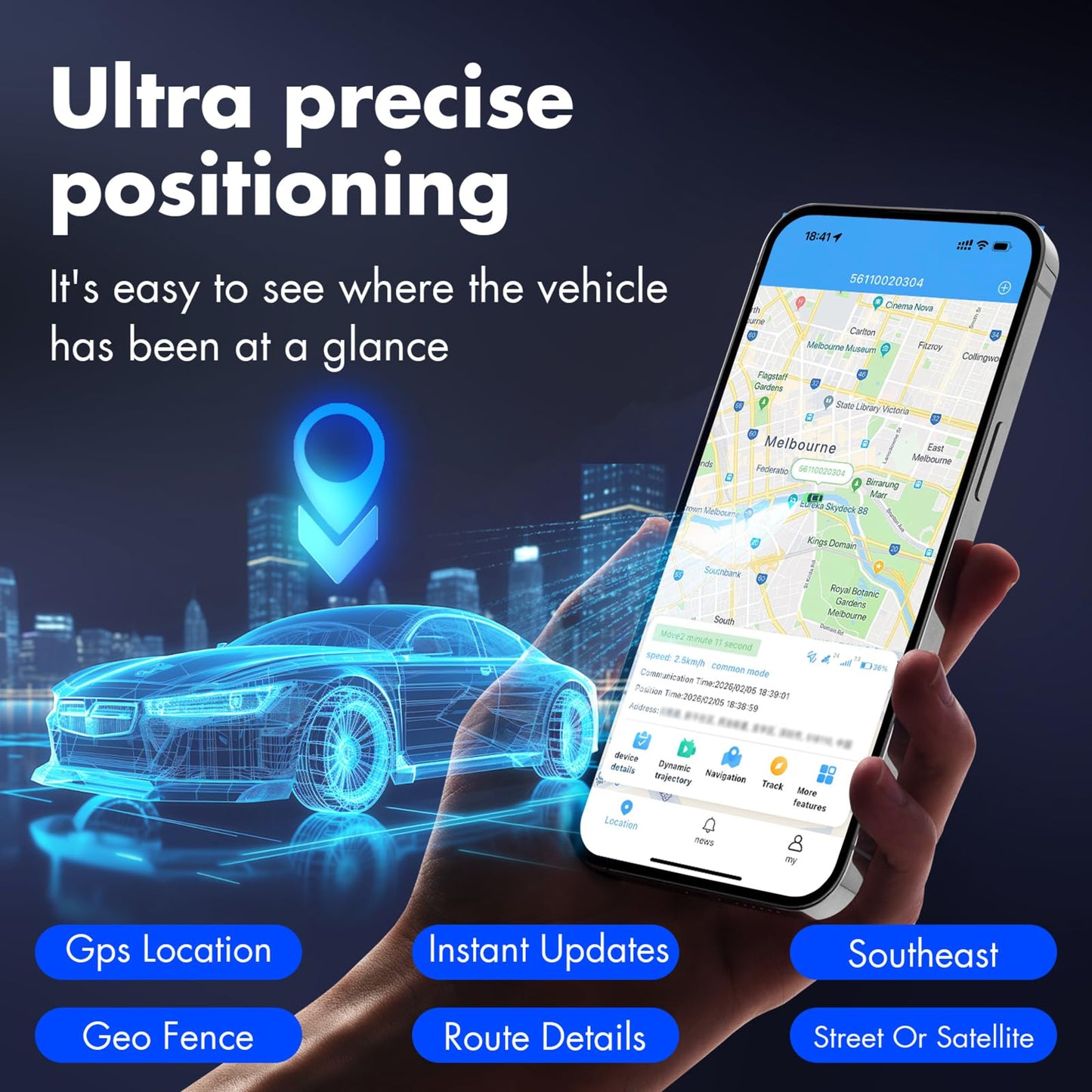 FASGAIN GPS Tracker for Vehicles, Assets Car Tracker Device with App, Up to 7 Months Batter, Magnetic Waterproof Tracking Device, Worldwide Coverage – iOS, Android (Subscription Required)(8000Mah)