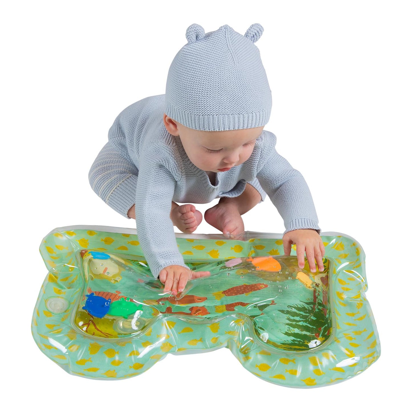 Manhattan Toy Riverbend Water Pat Mat Tummy Time Toy for Babies and Toddlers