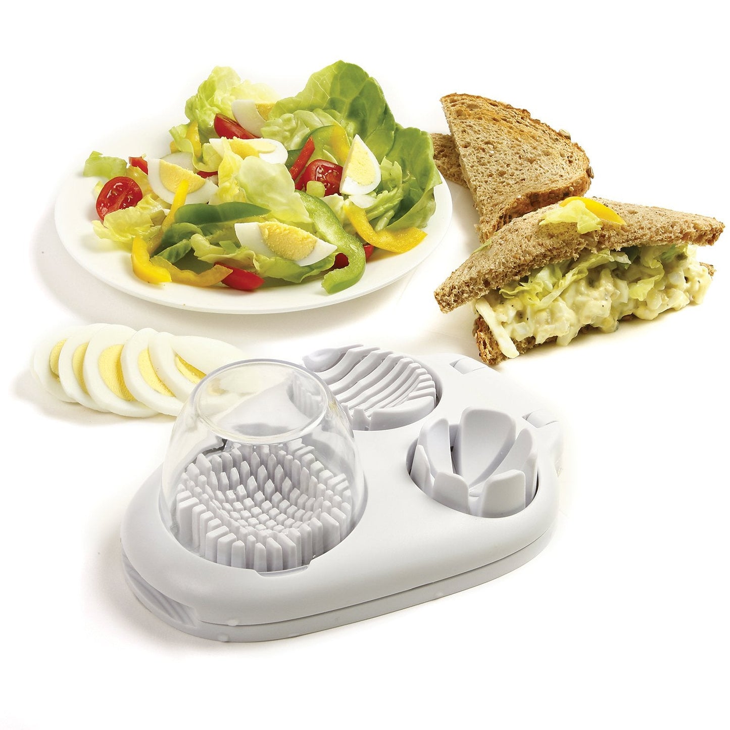 Norpro 998 Multi Egg Slicer, White