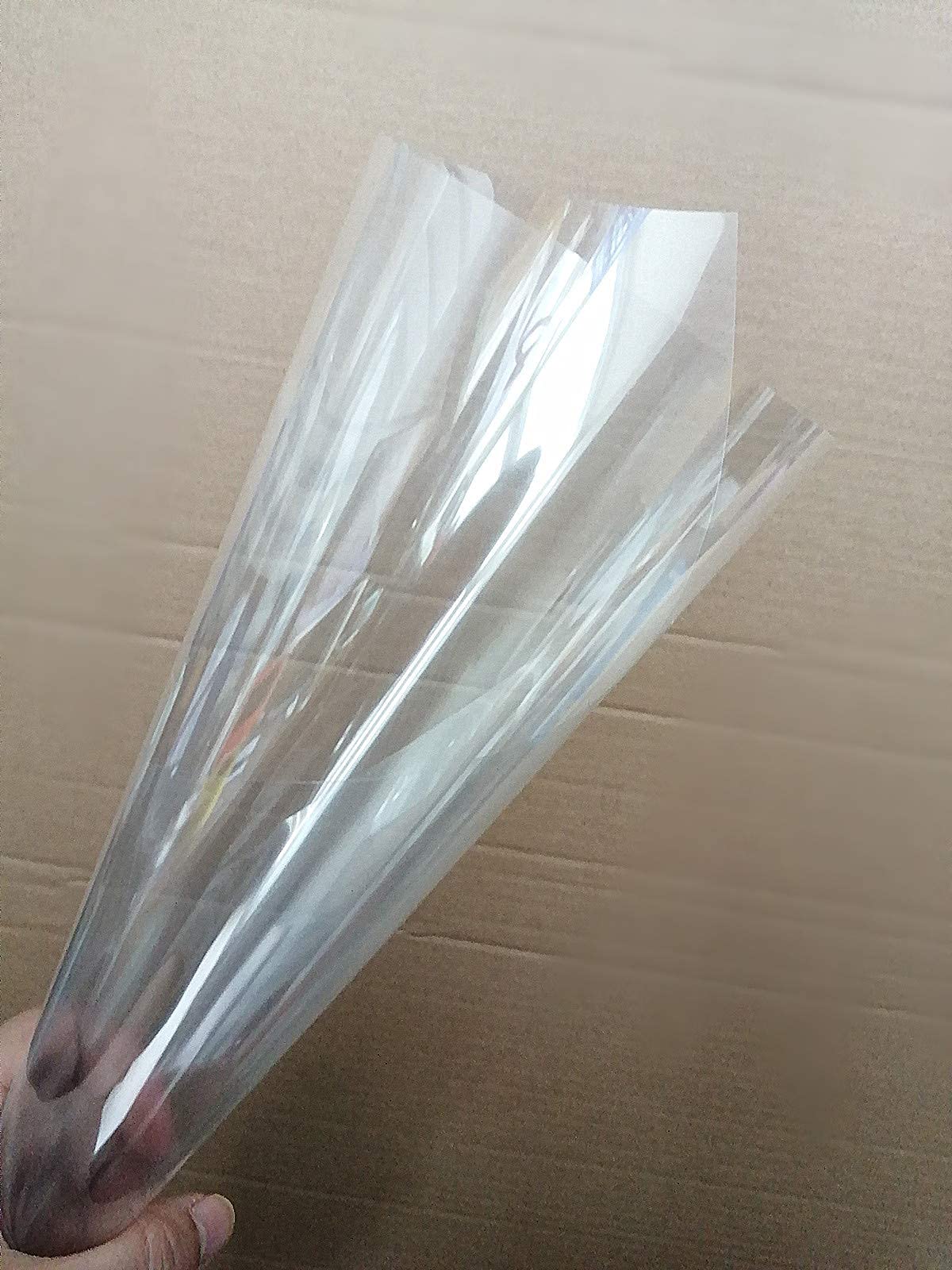 BANLTRE 32 Pieces 6 mil Transparency Blank Template Material Stencils Mylar for Cutting Paper Clear Sheet 12 × 12 inch (32-6 mil)