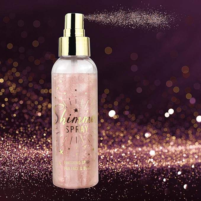 SOVONCARE Hair and Body Glitter Spray Instantly, Face Glitter Hairspray Body Shimmer Powder add Sparkly Shimmery Glow for Women Hair, Skin, Clothing Quick Drying, Non-Sticky 4.7 oz Copper