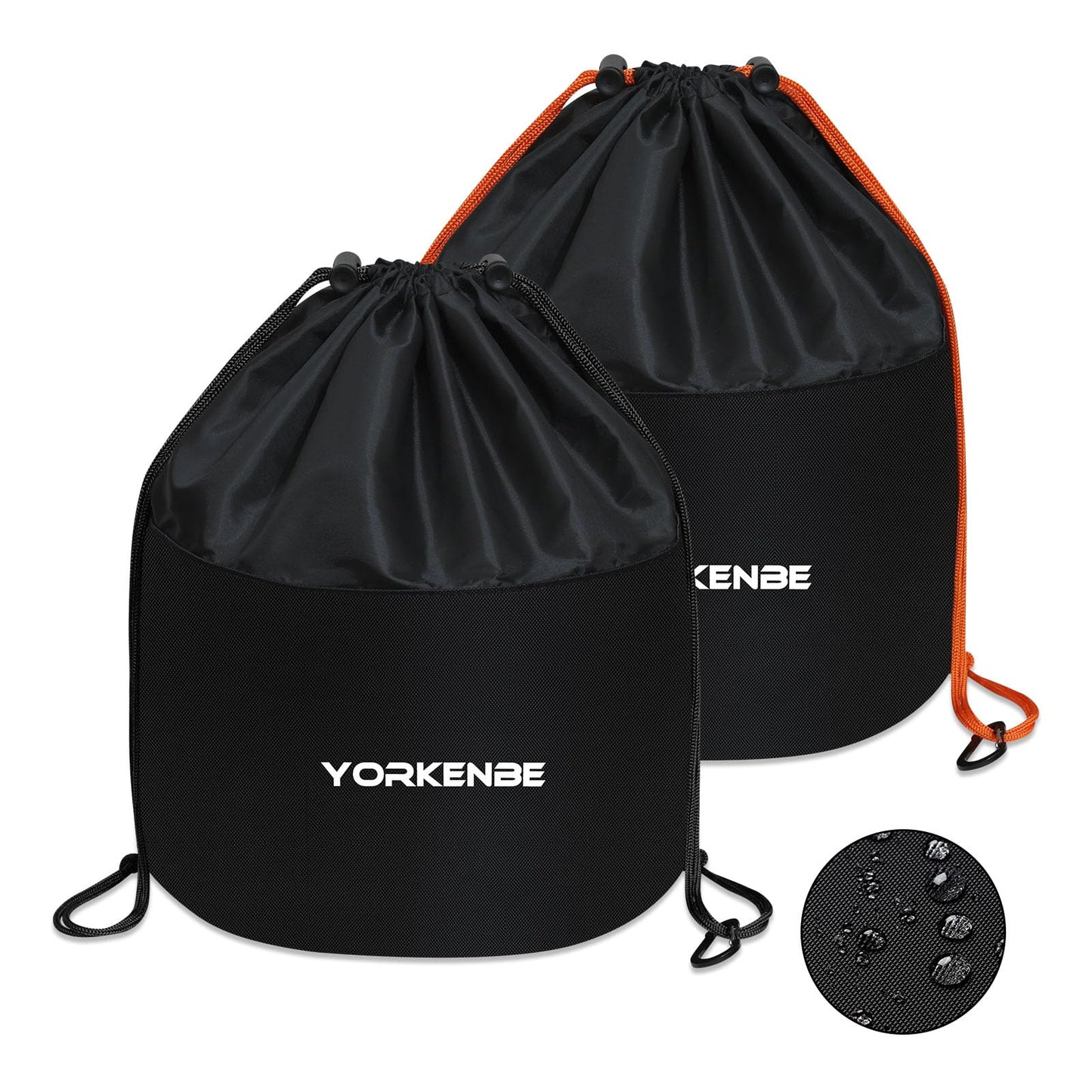 Yorkenbe Camping Cookware Mess Kit Bag, High Capacity Camping Tableware Storage Bag, Drawstring Heavy Duty Water Resistant Cookware Organizer for BBQ Outdoor Cooking Essentials (2)