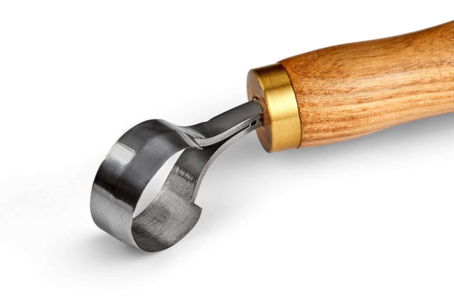 Wood Carving Scorp Knife. Round Carving Tool for Spoons, Bowls and Cups. Wood Carvers Rounded Hook Knife Spoon carving knife. (ANGLED)