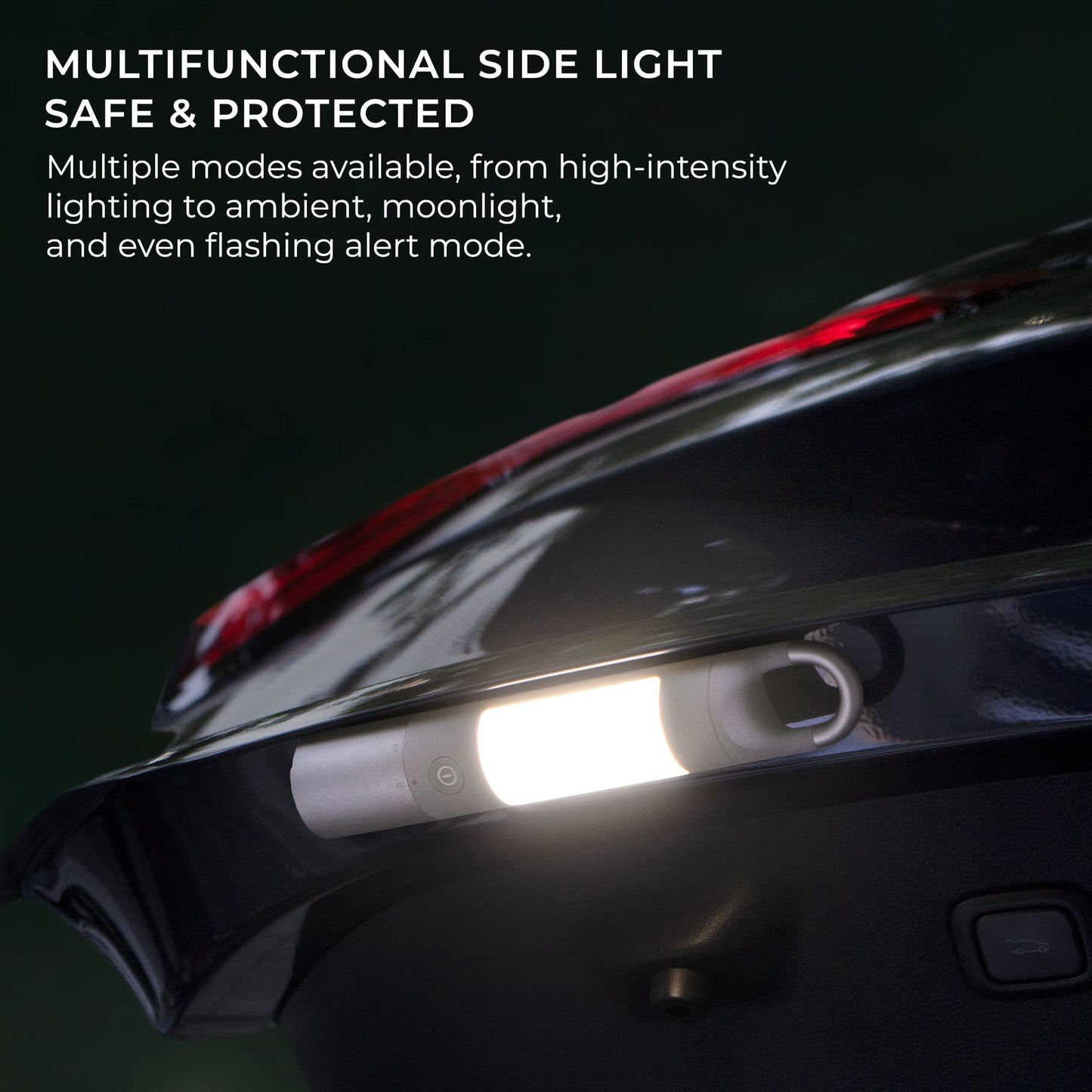 HOTO Flashlight Duo, USB-C Rechargeable, Dual Light Source, Colorful Ambient Light, IPX4 Waterproof, SOS & Strobe, 1000 Lumens, Multifunctional Hanger, Magnetic Absorption, 65h Long-Lasting