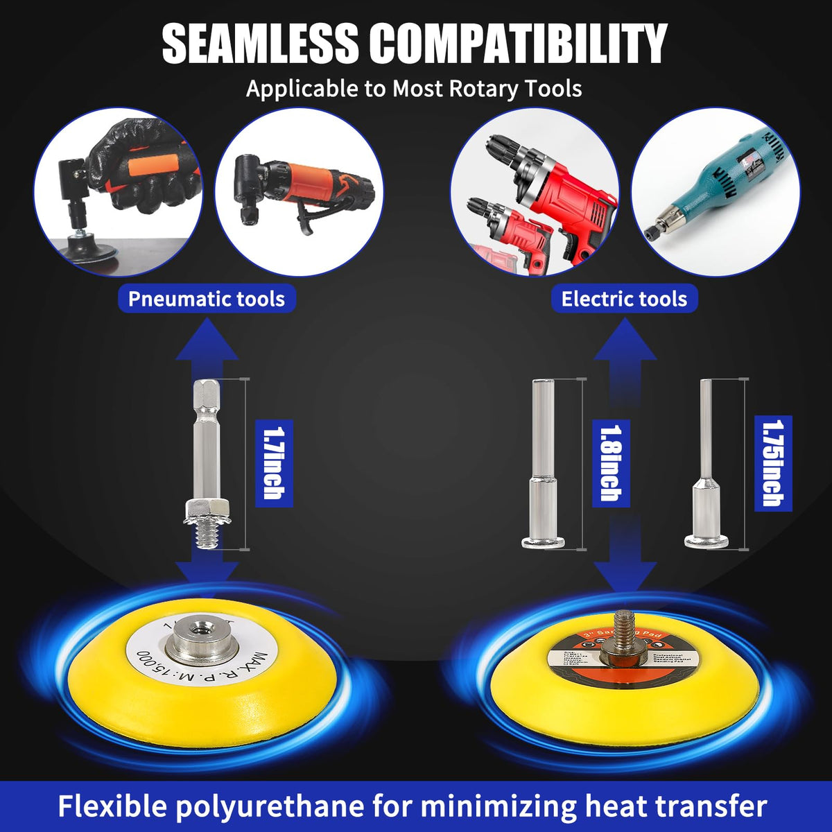 133 PCS Sanding Disc Drill Polishing Kit Sanding Attachment (133 Count)