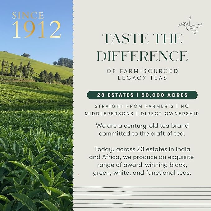 Luxmi Estates - Japanese Sencha Green Tea - 50g (25 cups) | Authentic Japanese Sencha Tea by First Leaves | Mild, Rich & Refreshing Premium Tea