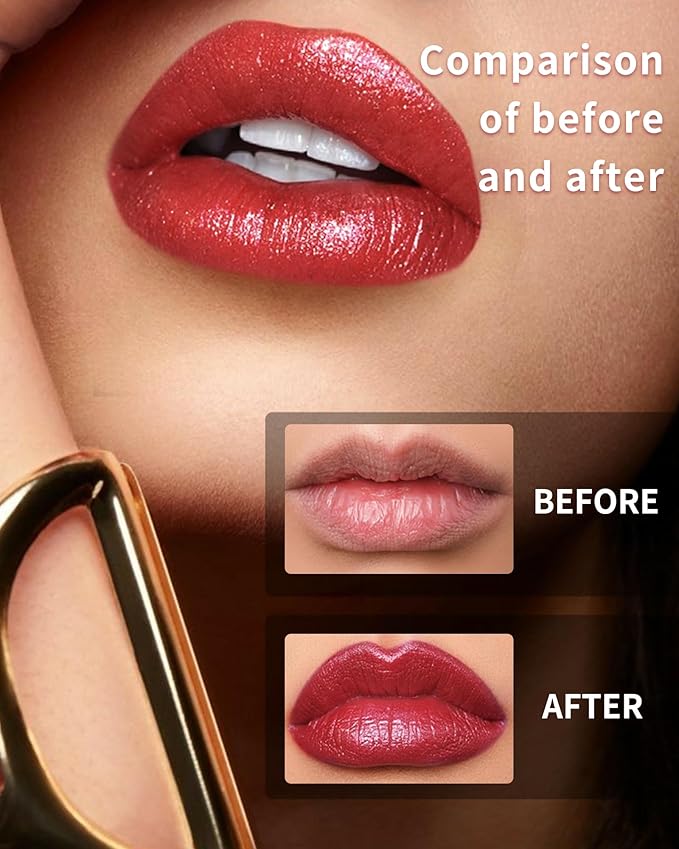 Glitter Metallic Shimmer Red Lipstick Long Lasting,Diamond High Pigmented Pink Metallic Matte Liquid Lipstick Non-Stick Nude Lip Gloss,Transfer Proof Lip Color Lip Stick Makeup for Women-03