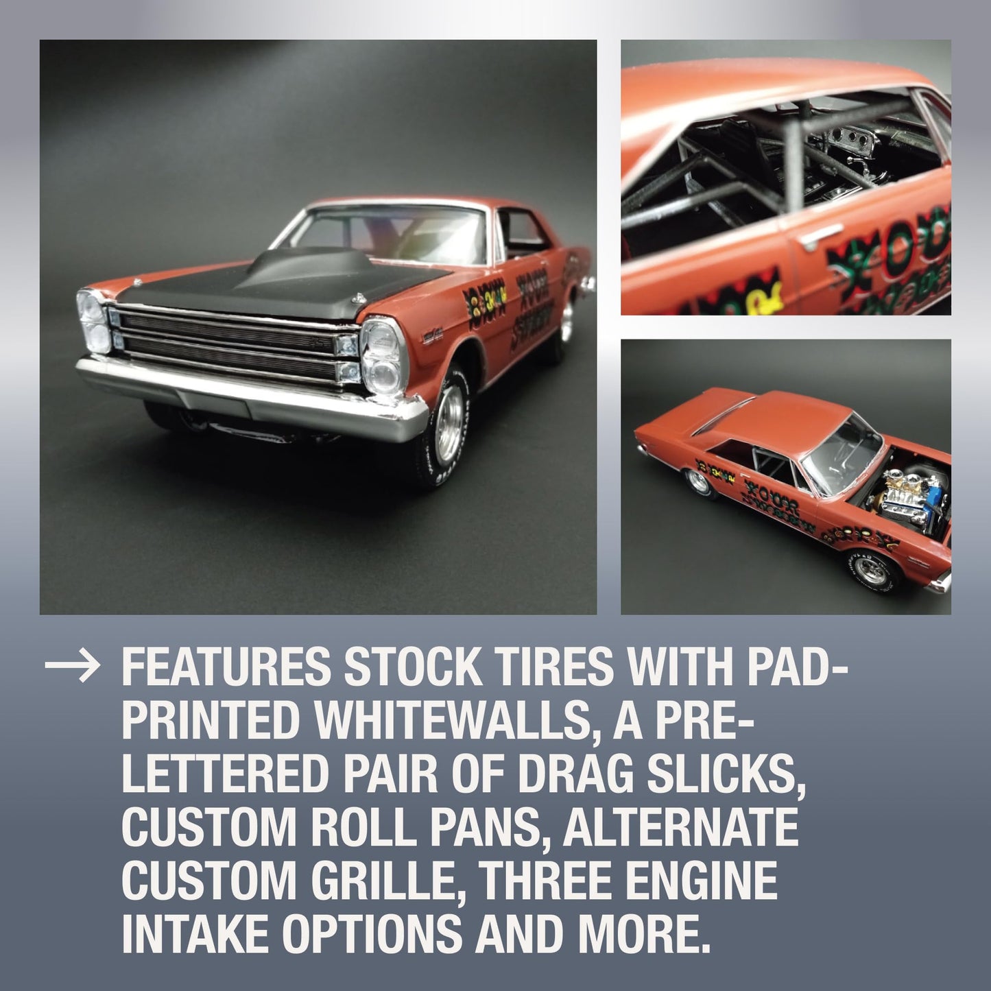 AMT 1966 Ford Galaxie Sweet Bippy 1:25 Scale Model Kit
