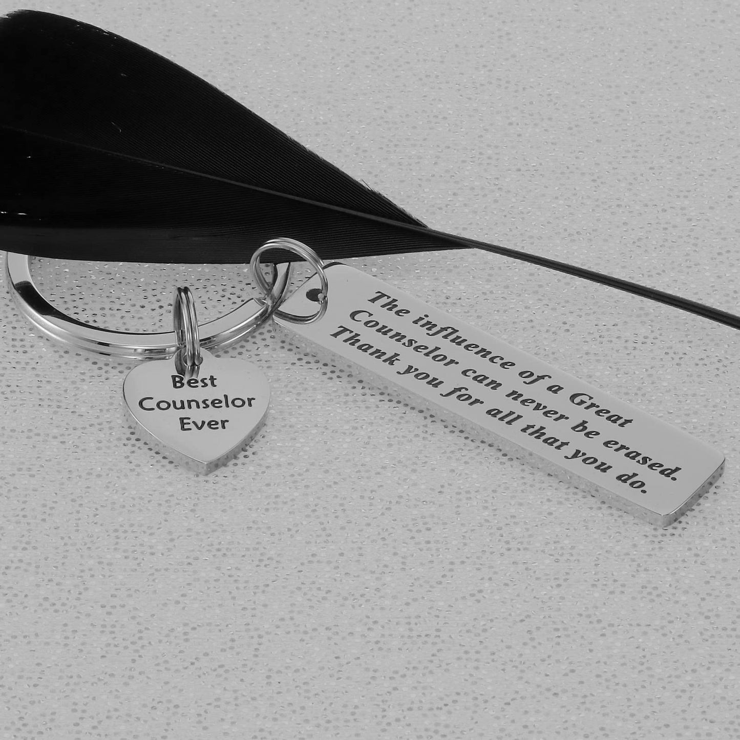 Kivosliviz Mental Health Counselor Gifts Keychain - Gift for School Counselor Key Chain