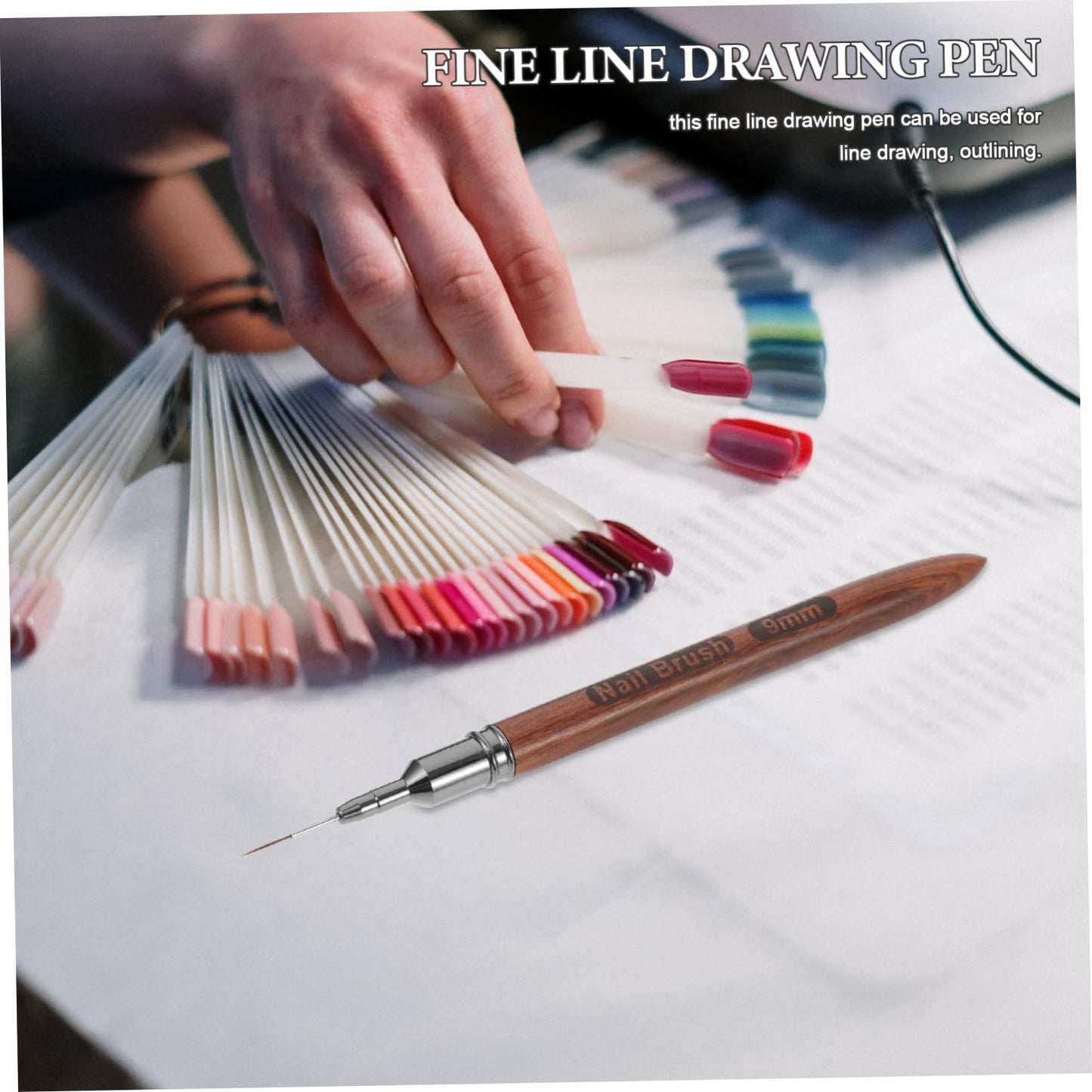 SAFIGLE Fine Tip Nail Art Pen Nail Polish Corrector Pen Manicure Painting Tool