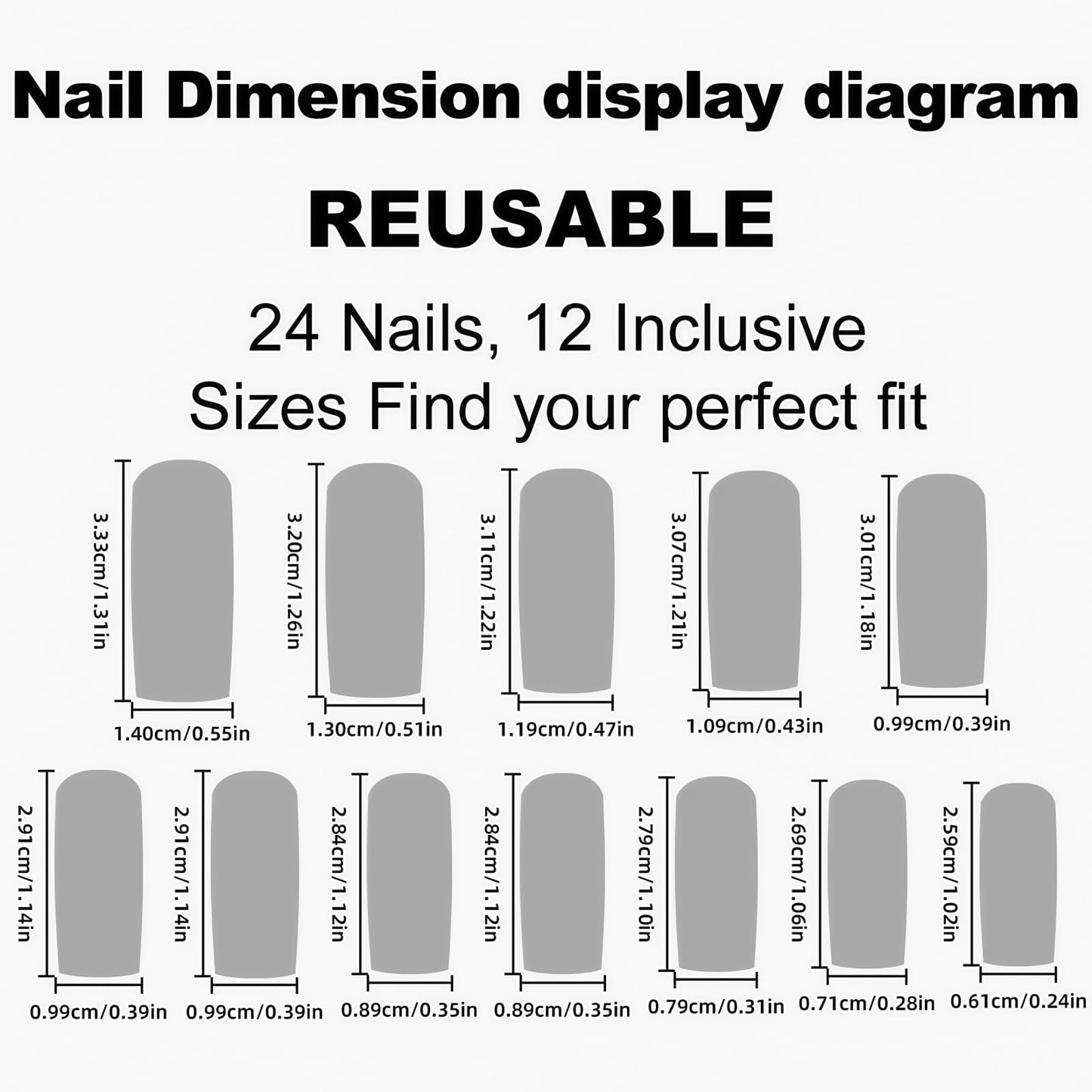 SEENEEY Long Press On Nails Square French Tip False Nails Pink Artificial Nails with Flowers Designs, 24pcs