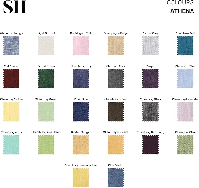 Solino Home Linen Tablecloth 60 x 90 Inch - 100% Pure Linen Chambray Grey Table Cloth for Rectangle Tables - Athena, Machine Washable Fabric Tablecloth
