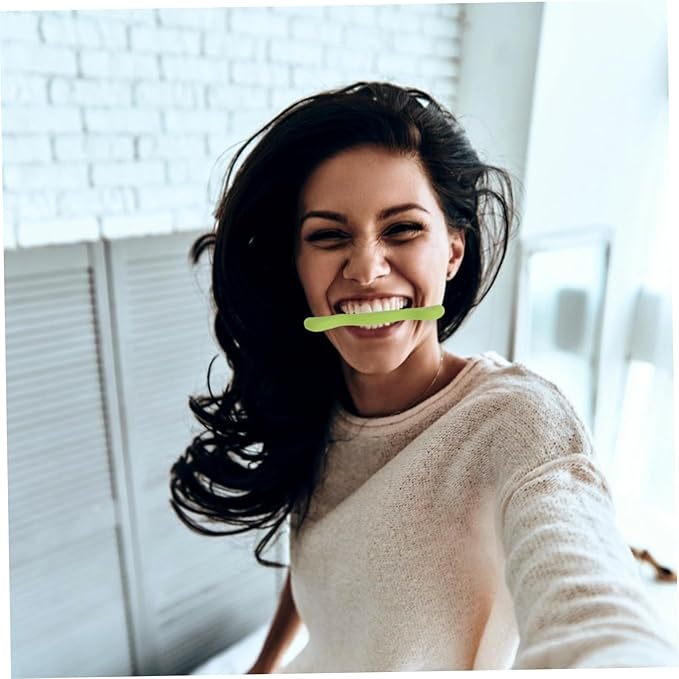 Smile Practice Tool Silicone Face and Mouth Exerciser for Speech and Stutter Correction Safe Portable and Easy to Use Green