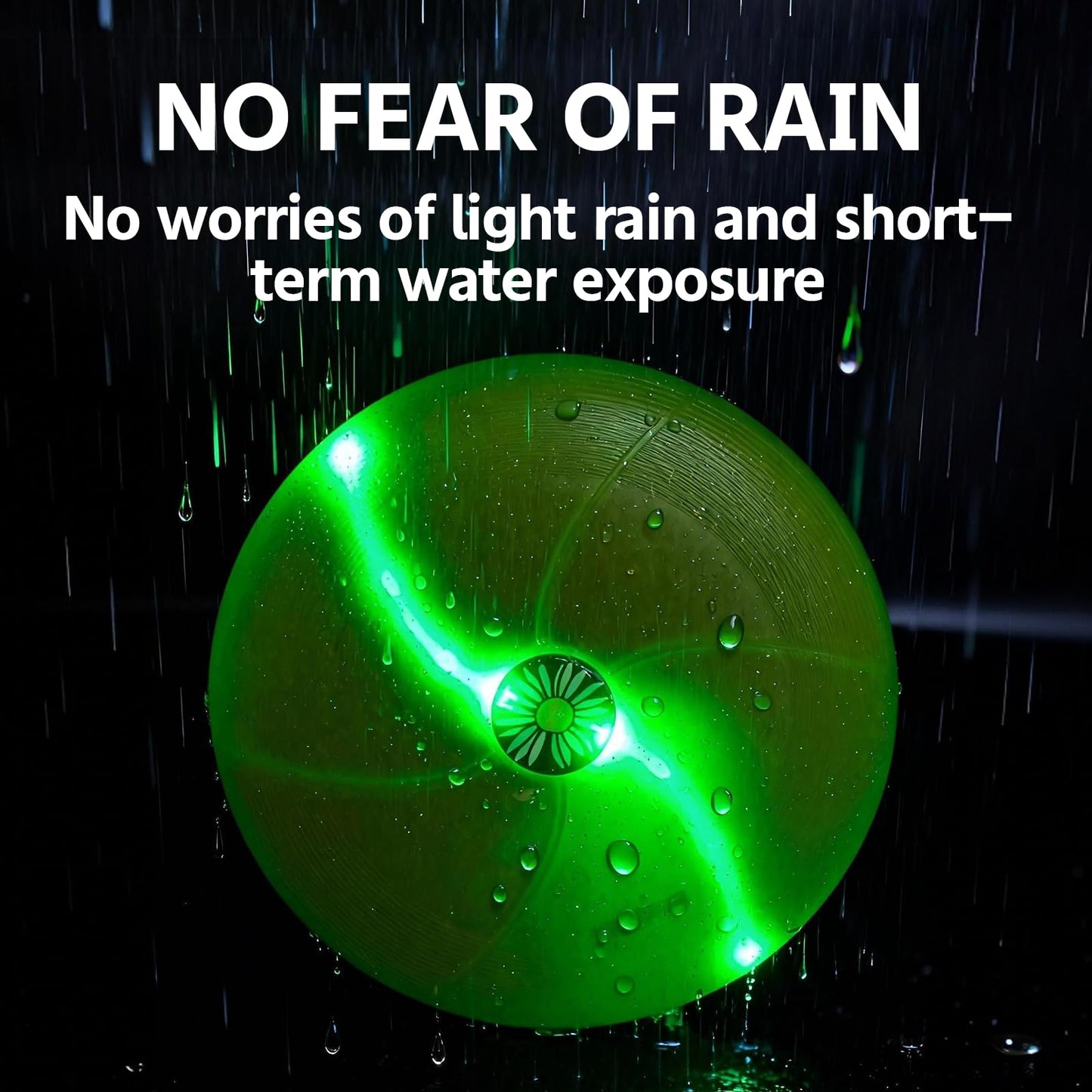 LaRoo Light up Flying Discs, Lighting Mode, Rechargeable Glow in The Dark Flying Ring, 10 in Lightweight, Suitable for Beginners Outdoor Beach Park Backyard Games - Teens Boys Adults Sports Training