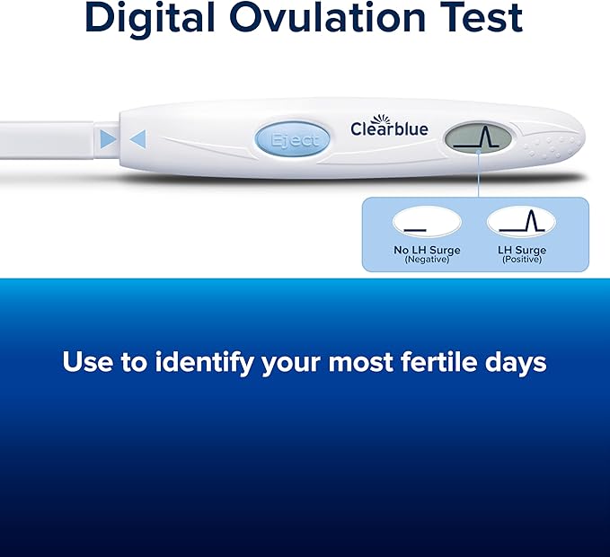 Clearblue & Natural Cycles Hormone-Free Birth Control Kit Starter Pack, 3 Month Subscription to The Natural Cycles app, 15 Digital Ovulation Tests, 1 Digital Basal Thermometer