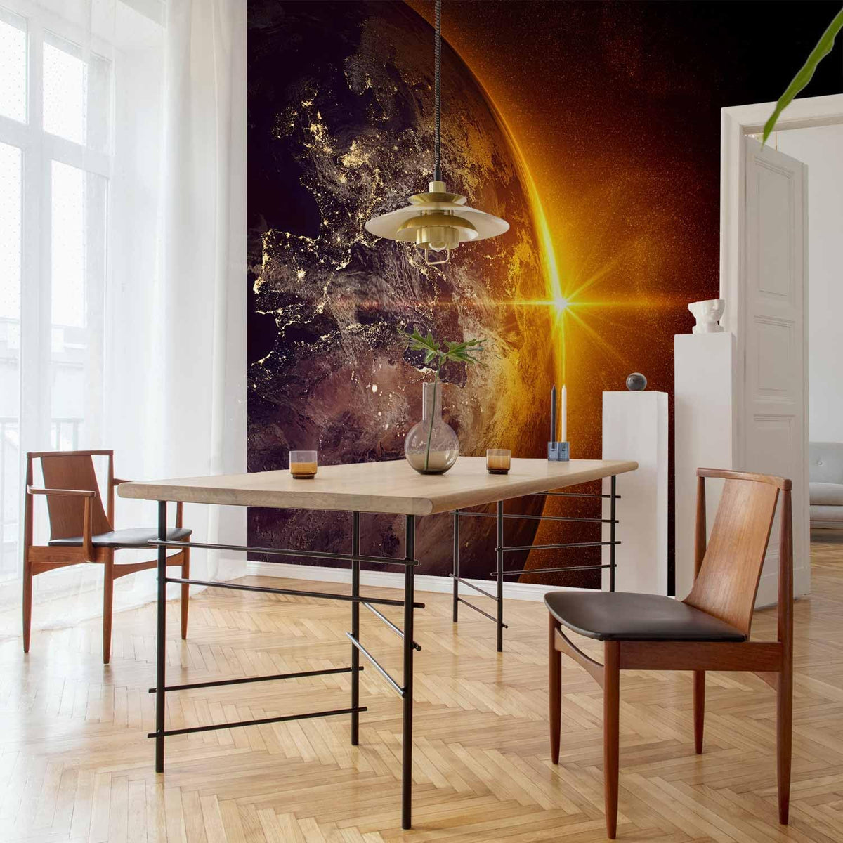 artgeist Premium Wall Mural Cosmos Galaxy 177x124 in - XXL Non-Woven Wallpaper Fleece Wall Decor Photo Print Picture Image Design Home n-B-0003-a-a