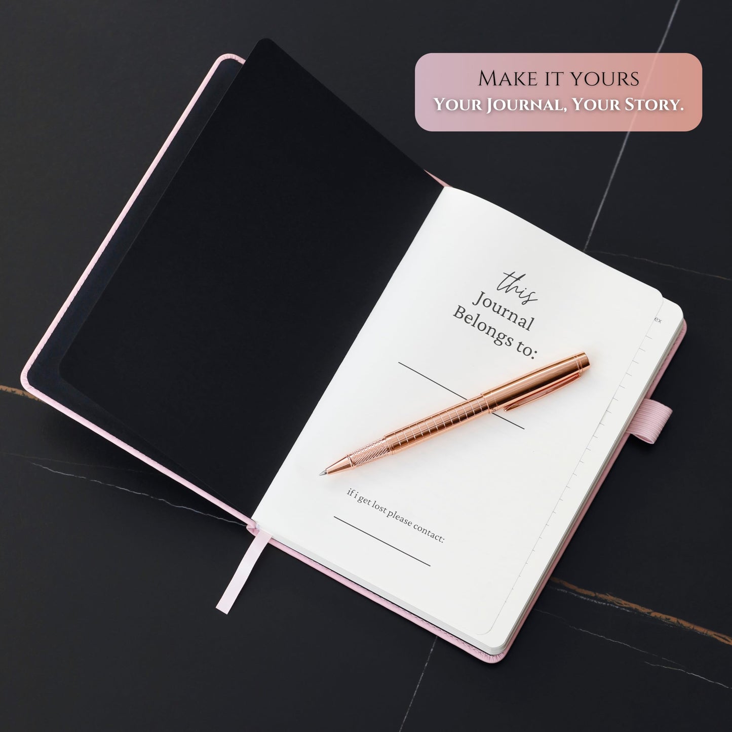 Veway Luxury Journal and Pen Set for Women - A5 Vegan Leather Notebook with Pen - 224 Lined Pages, Index & Gift-Ready Packaging (Eternal Tree of Life)
