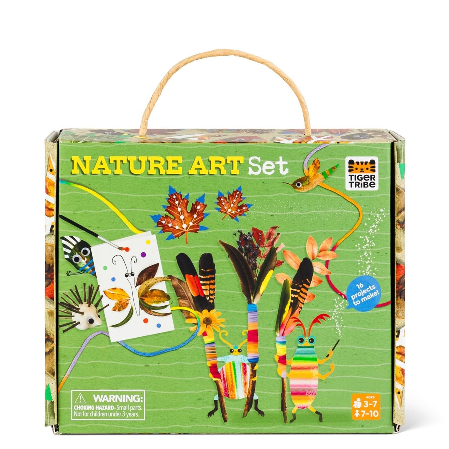Tiger Tribe Nature Art Set for Kids: Creative Activity Set Turning Natural Treasures into Art; Supplies Included for Art Projects; Ages 3 and Up