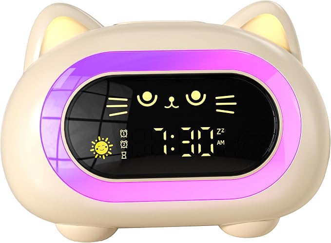 ANALOI Alarm Clock for Kids, Ok to Wake Clock for Kids Girls