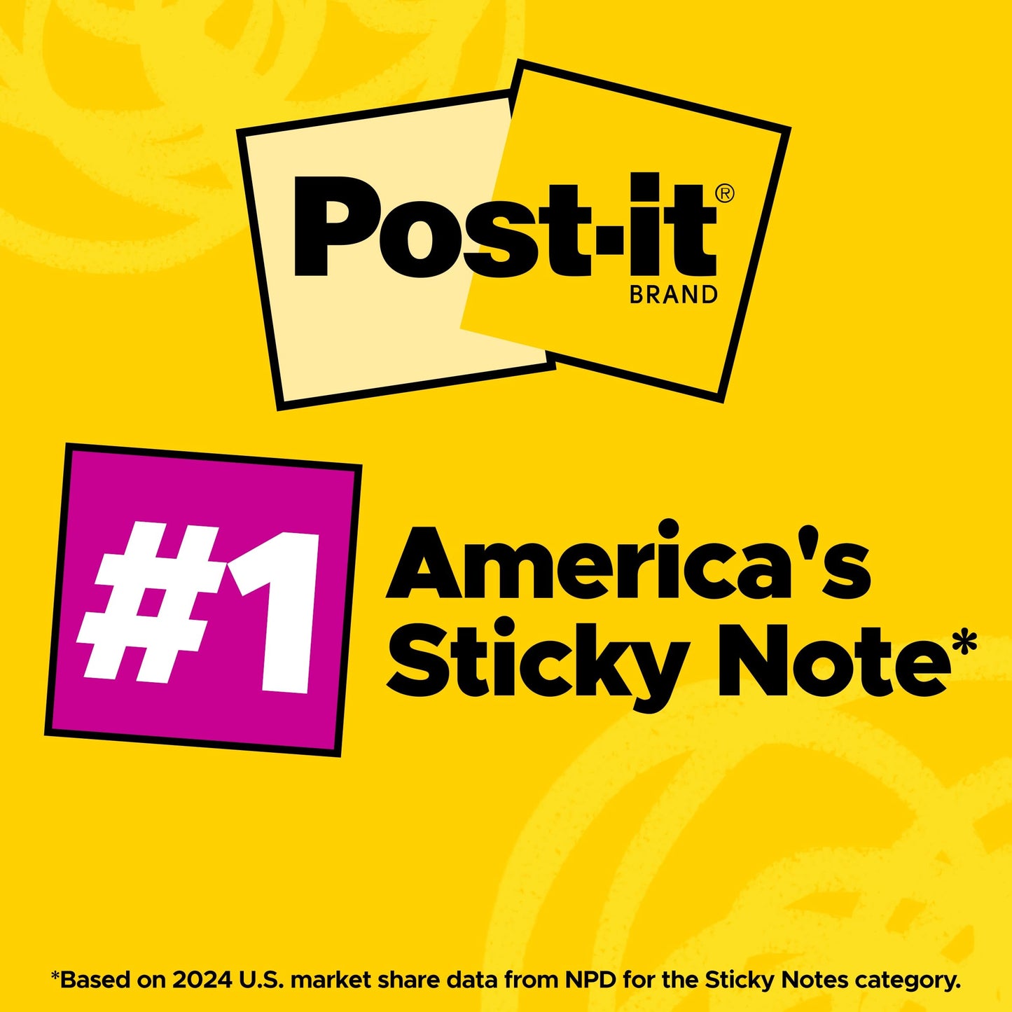 Post-it Super Sticky Notes, 12 Sticky Note Pads, 3 x 3 in., School Supplies, Office Products, 2X the Sticking Power, Supernova Neons Collection
