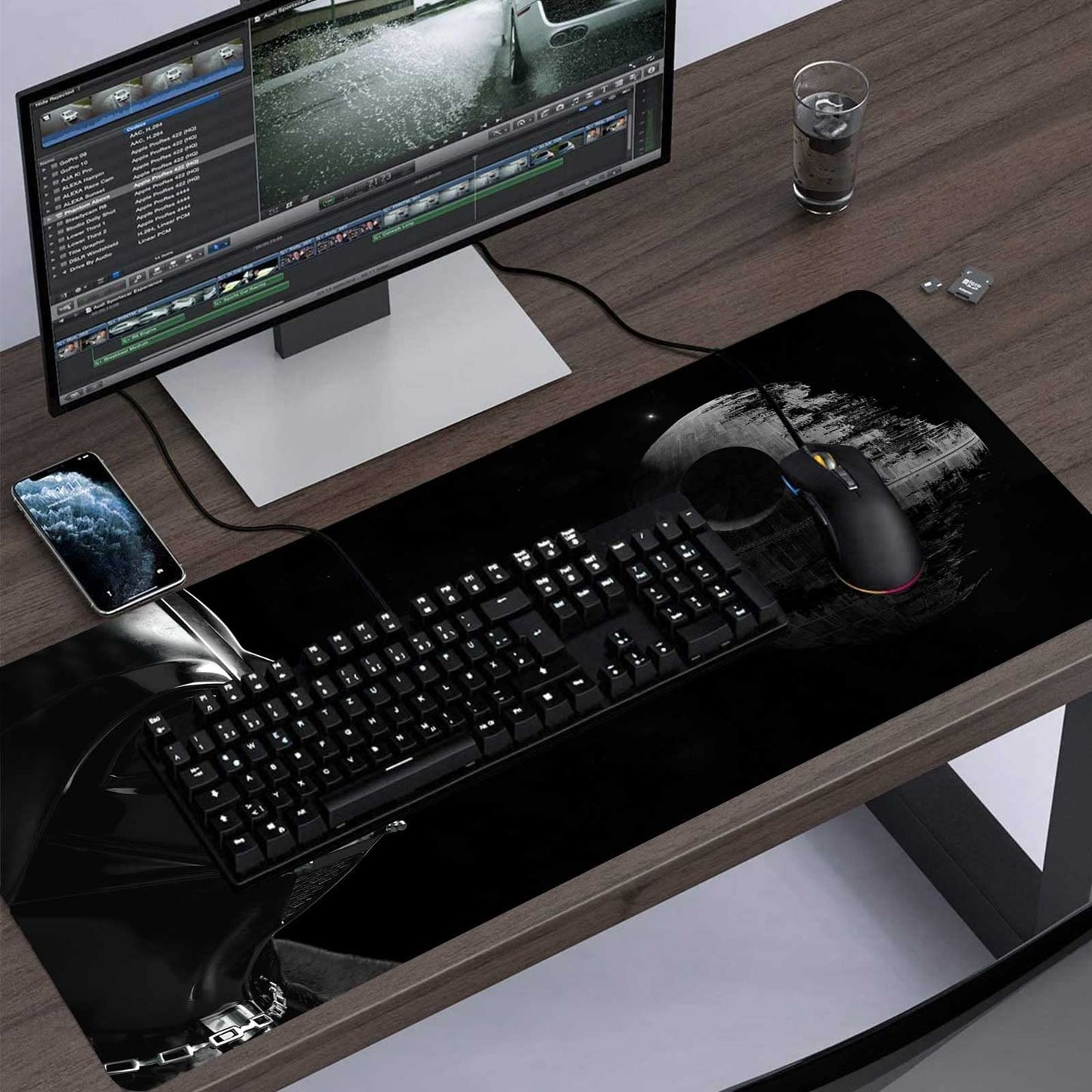 Large Mouse Pad XXL,Mousepad with Stitched Edges & Non-Slip Rubber Base-High Speed Surface-Laptop Desk Pads-Computer Keyboard and Mice Combo Pad Mat 15.7X31.5 inch