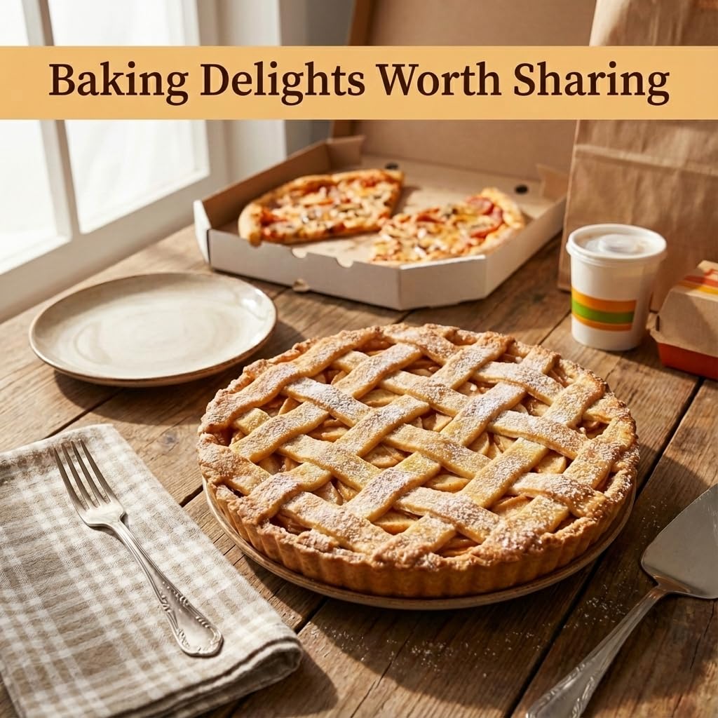 Lattice Pastry Cutter, Professional Lattice Roller for Pie & Beef Wellington, Sharp Multi-Blade Dough Cutter for Even Decorative Crusts, Easy-Clean Baking Gift for Home Bakers