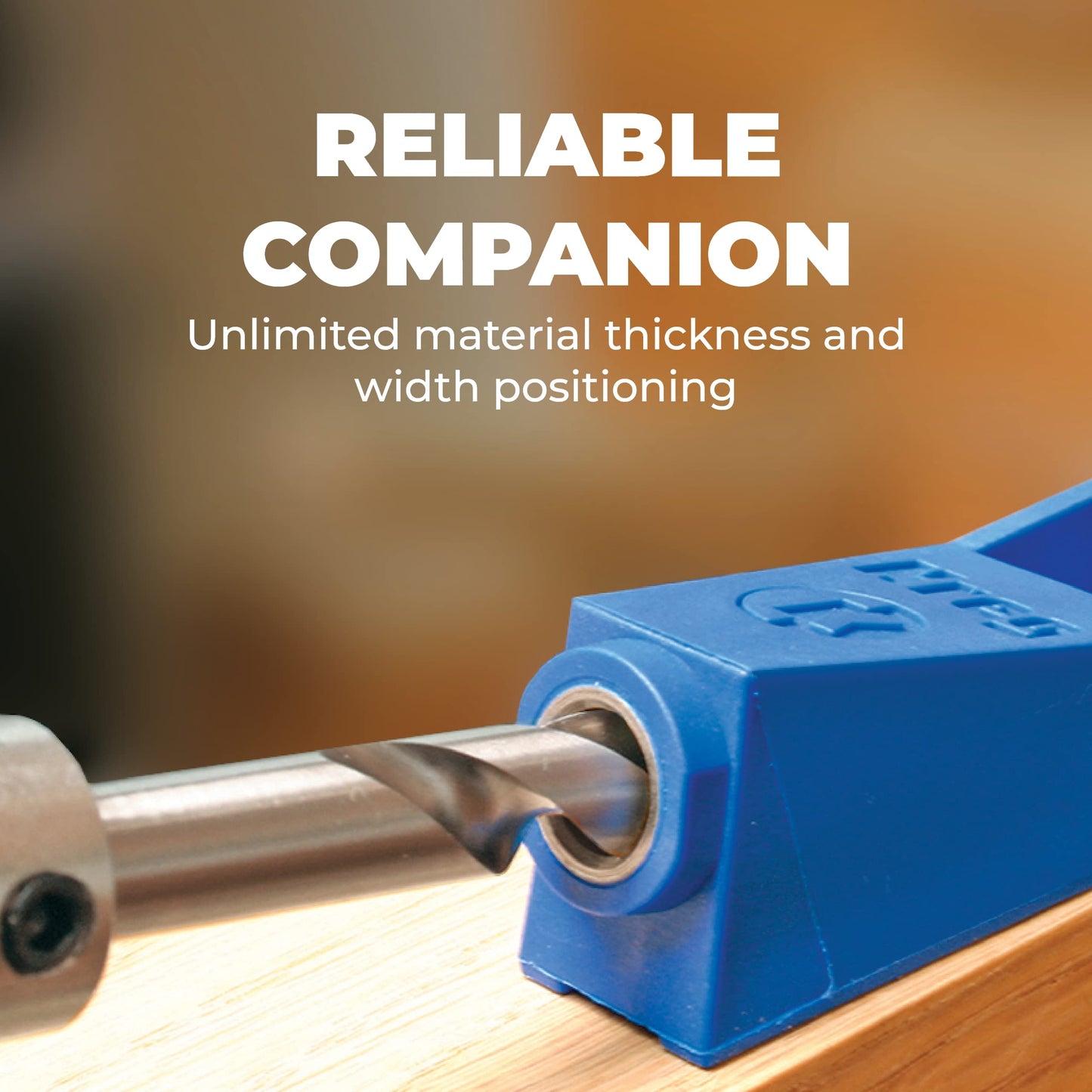 Kreg MKJKIT Mini Jig Kit - Simple, Compact Kreg Pocket-Hole Jig - Create Strong Joints Without Glue - for Tight Spaces & Small Projects - Unlimited Material Thickness