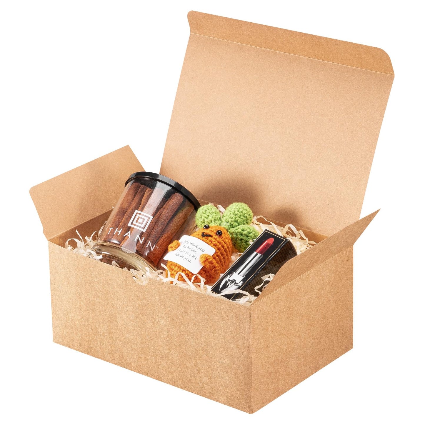UnicoPak 18 Pack 9x6x4 Gift Boxes Bulk Brown Kraft Gift Boxes with Lids for Presents for Gifts Birthday Wedding Bridesmaid Proposal Valentines Christmas
