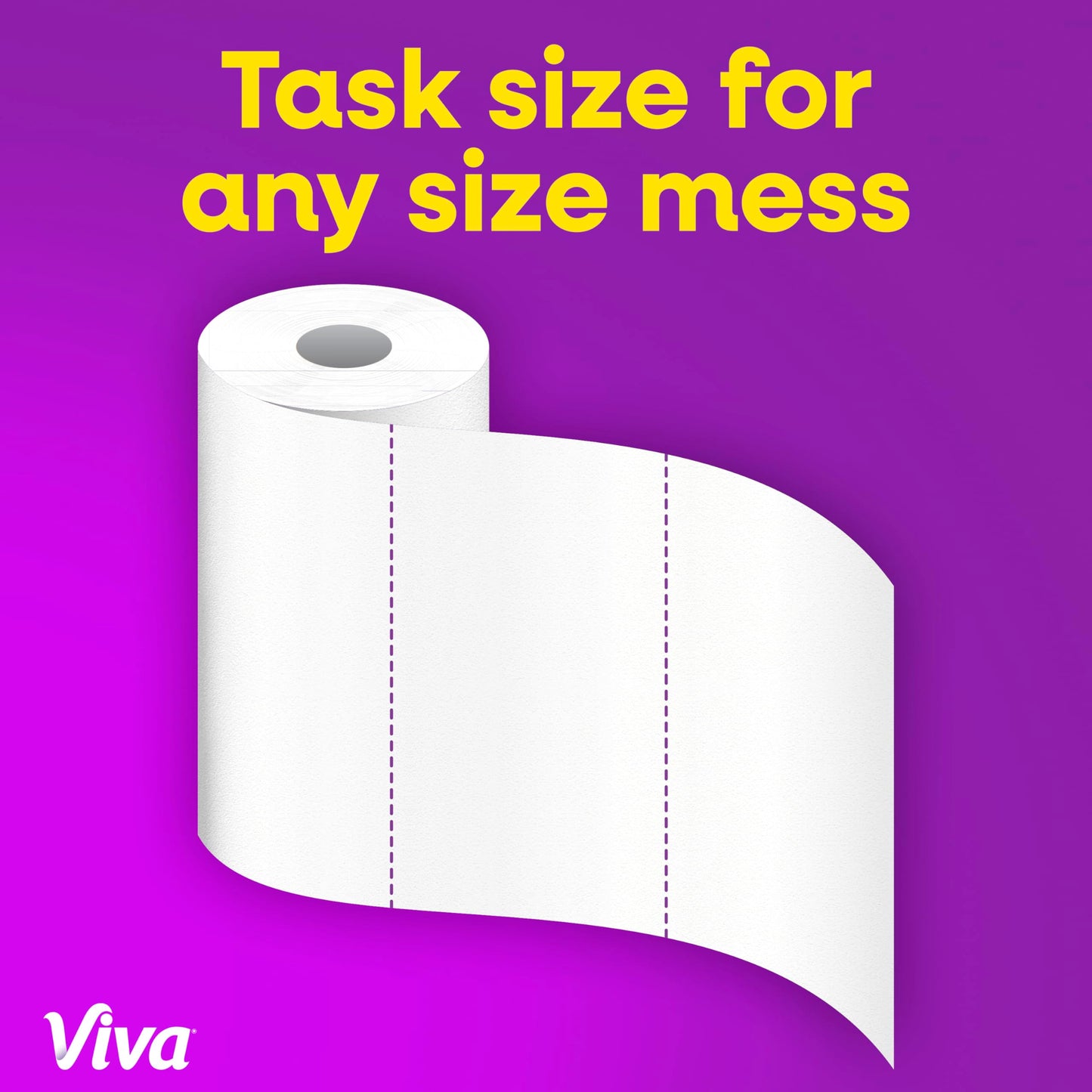 Viva Signature Cloth Paper Towels, Task Size, 16 Family Triple Rolls, 141 Sheets per Roll (Packaging May Vary)