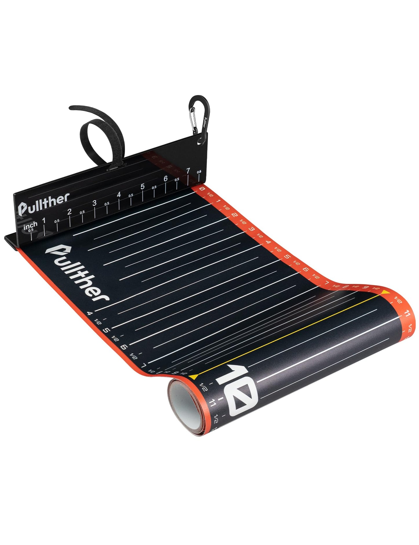 Pullther Fishing 53in Fish Ruler,Fish Measuring Tape,Fishing Ruler with Bump Board,Waterproof Fishing Measurement Tool