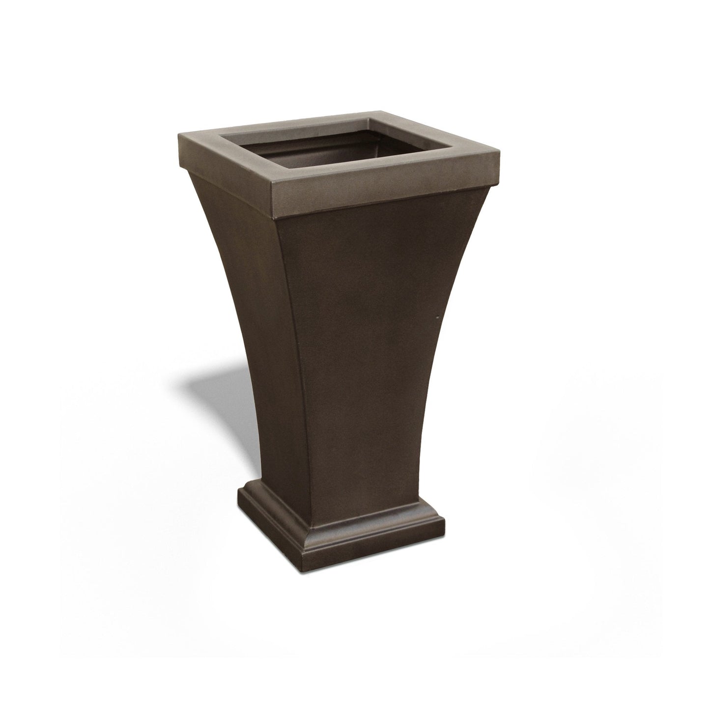 Mayne 5864-ES Bordeaux Tall Polyethylene Planter, Espresso