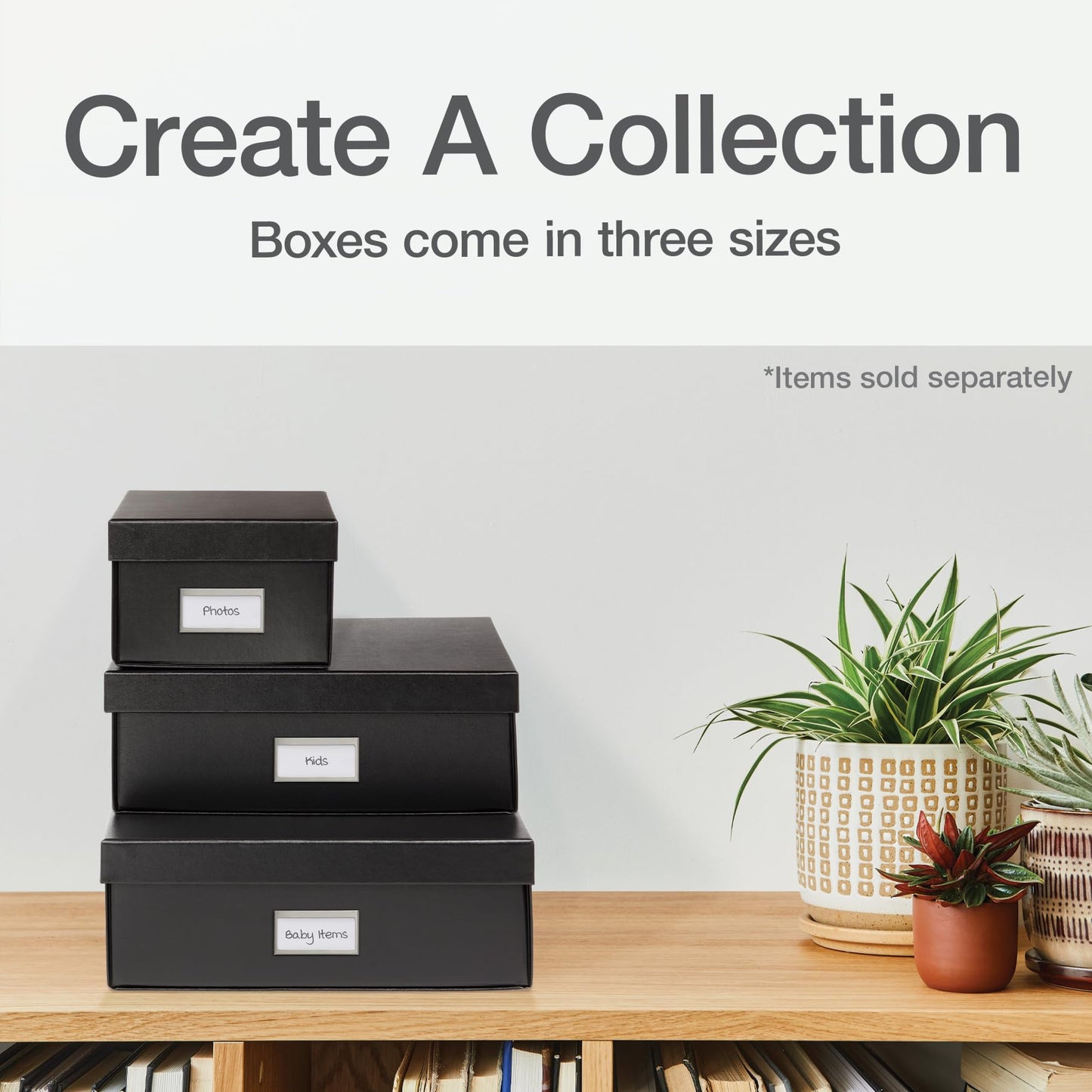 Oxford Keepsake Box, Protective Storage Box, Home and Office Organizer, Photo Storage Box, Souvenir Organizer, Large, 16" x 12" x 4 1/4" (41787)