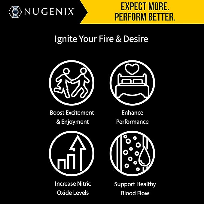 Nugenix Sexual Vitality Booster - Ultra Premium Performance Amplifier for Men - Nitric Oxide Supplement, 63 Capsules